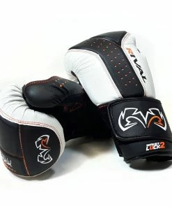 RIVAL BOXING RIVAL RB10 INTELLI-SHOCK BAG GLOVES - BLACK/WHITE