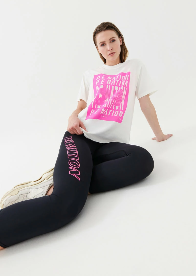 P.E NATION WOMEN RUN ABOUT LEGGING IN BLACK