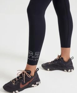 P.E NATION STABILITY LEGGING - BLACK/IVORY