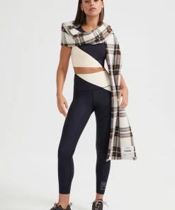 P.E NATION STABILITY LEGGING - BLACK/IVORY