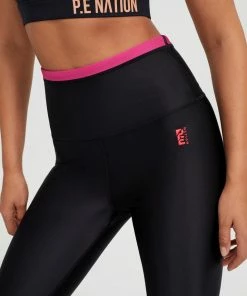 P.E NATION STEADY RUN 7/8 LEGGING - BLACK