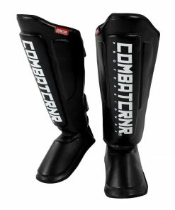 COMBAT CORNER SUPREME SHIN GUARDS - BLACK STRIKING