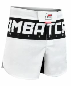 COMBAT CORNER STRIKING SUPREME HYBRID FIGHT SHORTS - WHITE
