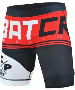 COMBAT CORNER STRIKING SUPREME VALE TUDO FIGHT SHORTS - RED