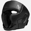 HAYABUSA T3 BOXING HEADGEAR - BLACK STRIKING