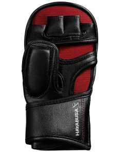 HAYABUSA T3 7oz HYBRID GLOVES - BLACK/RED
