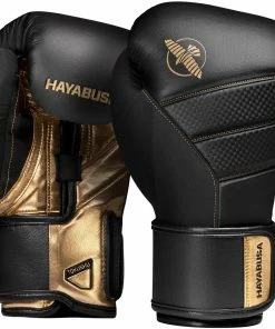 HAYABUSA T3 BOXING GLOVES - BLACK/GOLD