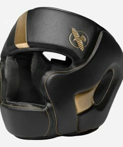 HAYABUSA T3 MMA HEADGEAR - BLACK/GOLD