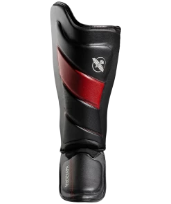 HAYABUSA T3 STRIKING SHIN GUARDS - BLACK/RED