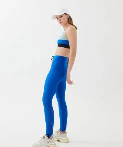 P.E NATION VICTORY LEGGING IN ELECTRIC BLUE