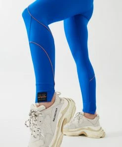 P.E NATION VICTORY LEGGING IN ELECTRIC BLUE