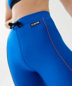 P.E NATION VICTORY LEGGING IN ELECTRIC BLUE
