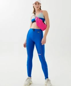 P.E NATION VICTORY LEGGING IN ELECTRIC BLUE
