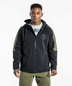 VIRUS YUKON FULL-ZIP HOODIE - OD|GREEN/BLACK