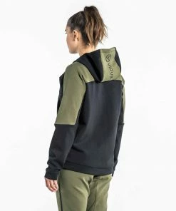 VIRUS YUKON FULL-ZIP HOODIE - OD|GREEN/BLACK