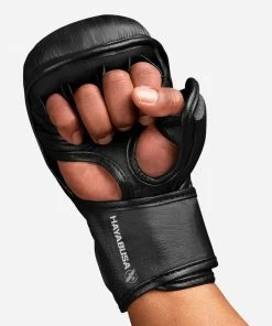 HAYABUSA T3 7oz HYBRID GLOVES - BLACK