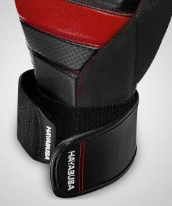 HAYABUSA T3 BOXING GLOVES - BLACK/RED