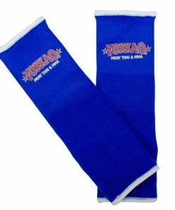 YOKKAO ANKLE GUARDS BLUE STRIKING