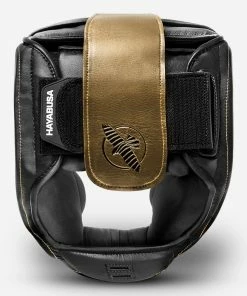 HAYABUSA T3 MMA HEADGEAR - BLACK/GOLD