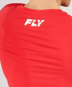 Fly Boxing FLY BIG LOGO T - RED STRIKING