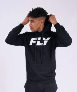 Fly Boxing STRIKING BIG LOGO HOODIE - BLACK