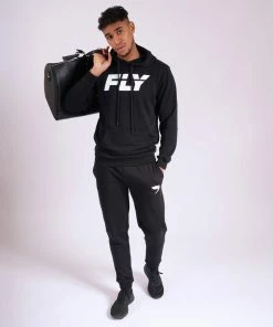 Fly Boxing STRIKING BIG LOGO HOODIE - BLACK