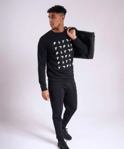 Fly Boxing MONOGRAM JUMPER - BLACK STRIKING