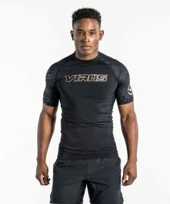 VIRUS BJJ UNITED RASHGUARD - BLACK/GOLD