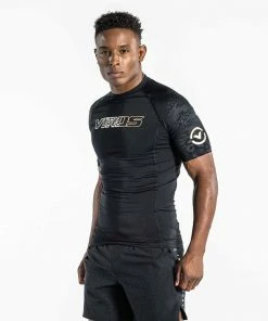 VIRUS BJJ UNITED RASHGUARD - BLACK/GOLD