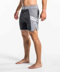 VIRUS DISASTER 2 COMBAT SHORTS - CHARCOAL/GREY