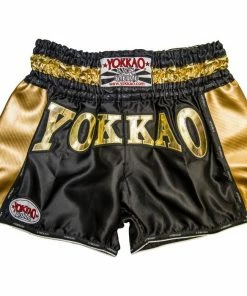 Yokkao CARBON GOLD EDITION MUAY THAI SHORTS STRIKING
