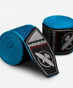 HAYABUSA PERFECT STRETCH HAND WRAPS - BLUE GEO STRIKING