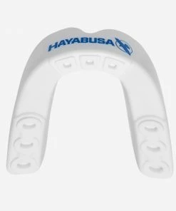 HAYABUSA COMBAT MOUTH GUARD - WHITE/RED STRIKING
