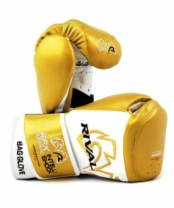 RIVAL BOXING RIVAL RFX-GUERRERO INTELLI-SHOCK BAG GLOVES UNDISPUTED EDITION - WHITE/GOLD