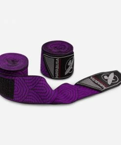 HAYABUSA PERFECT STRETCH HAND WRAPS - PURPLE/LOTUS STRIKING