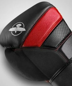 HAYABUSA T3 BOXING GLOVES - BLACK/RED