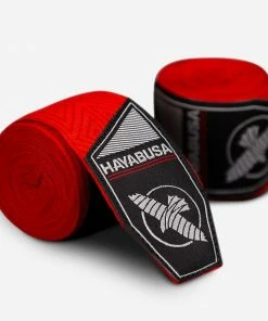 HAYABUSA STRIKING PERFECT STRETCH HAND WRAPS - RED/TRIBAL