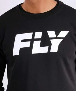Fly Boxing STRIKING BIG LOGO JUMPER - BLACK