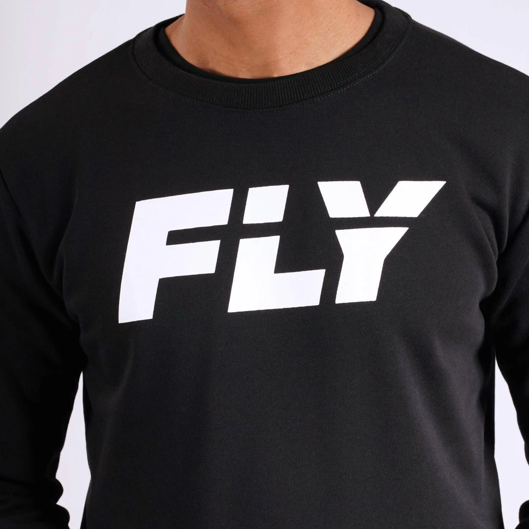 Fly Boxing STRIKING BIG LOGO JUMPER - BLACK