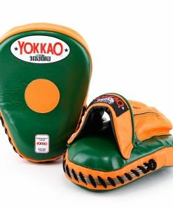 STRIKING YOKKAO FOCUS MITTS OPEN FINGER - EDEN/ORANGE TIGER