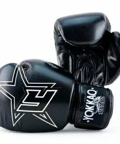 Yokkao INSTITUTION BOXING GLOVES - BLACK