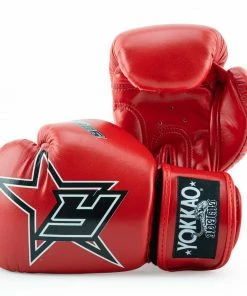 Yokkao STRIKING INSTITUTION BOXING GLOVES - RED