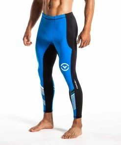 VIRUS GRAPPLING COMPRESSION SPATS - BLACK/BLUE