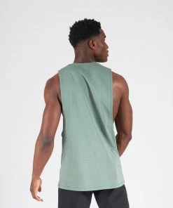 Fly Boxing FLY BIG LOGO TANK - GREEN STRIKING