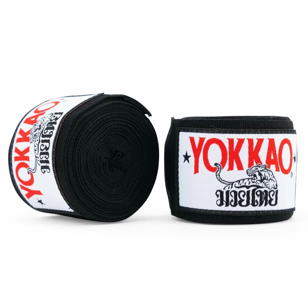 YOKKAO PREMIUM HAND WRAPS - BLACK STRIKING