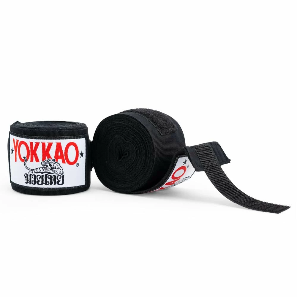 YOKKAO PREMIUM HAND WRAPS - BLACK STRIKING