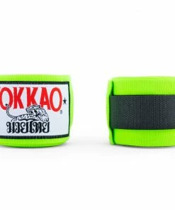 YOKKAO HAND WRAPS - NEON GREEN STRIKING