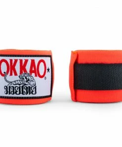 STRIKING YOKKAO HAND WRAPS - NEON ORANGE