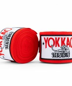 YOKKAO PREMIUM HAND WRAPS RED STRIKING
