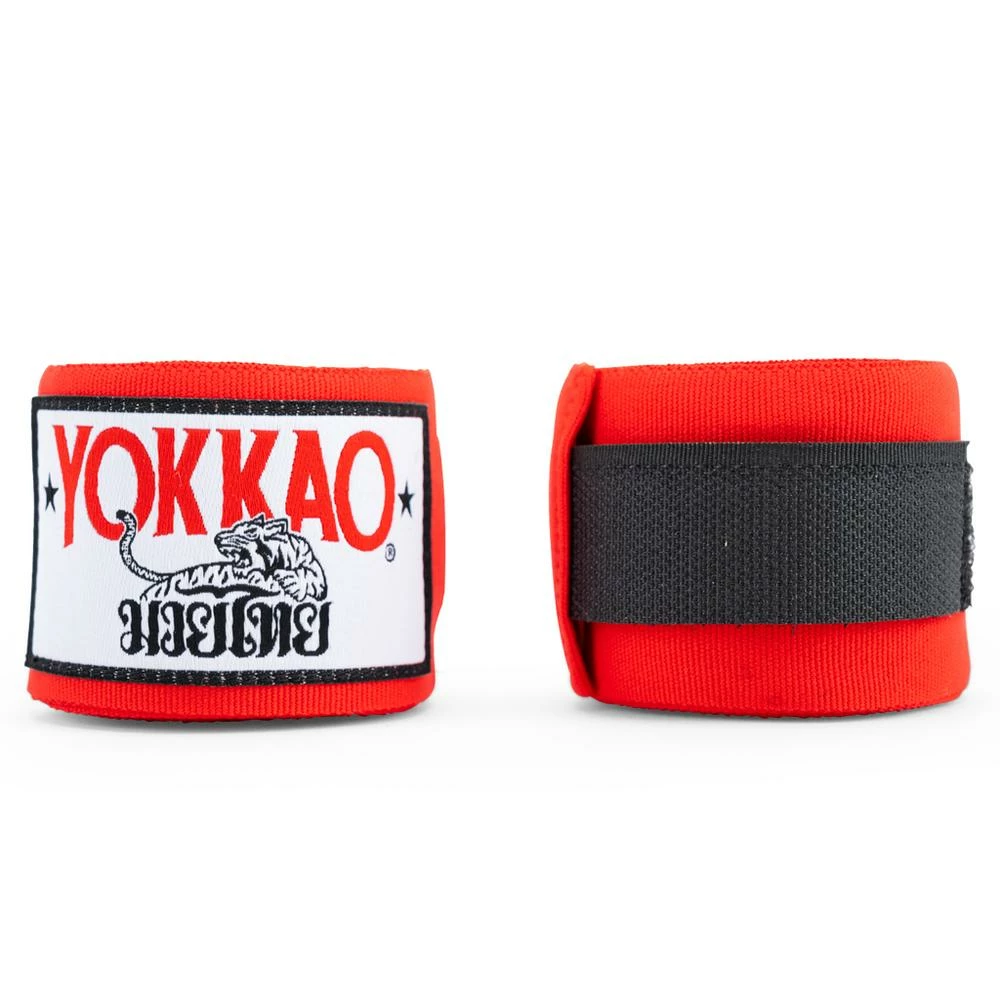 YOKKAO PREMIUM HAND WRAPS RED STRIKING